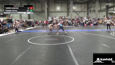 120 lbs Semifinal - Roman Tuttle, WTC vs Adriel Sanchez, Garden City