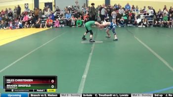 70 9U Champ. Round 2 - Miles Christensen, HWA vs Braden Binsfeld, Paynesville