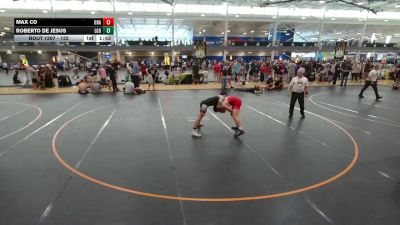 132 lbs Champ. Round 4 - Roberto De Jesus, Lake Gibson Braves vs Max Co, Unattached