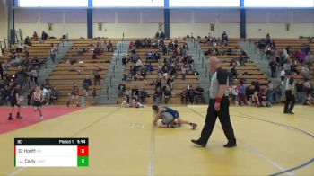 80 lbs Cons. Round 4 - Joey Cady, LaCrosse Area Wrestlers (LAW) vs Gavin Hoeft, MN Elite