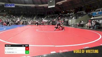 108 lbs Round Of 32 - Quentin Jackson, SlyFox Wrestling Academy vs Braden Anderson, Siouxland Wrestling Academy