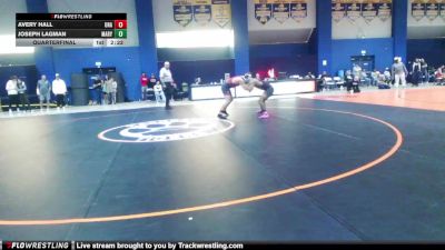 174 lbs Quarterfinal - Avery Hall, Unattached vs Joseph Lagman, Marymount