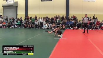 80 lbs Cons. Round 4 - Jace Cross, Immortal Athletics WC vs Weston Everman, Outlaw Wrestling Club