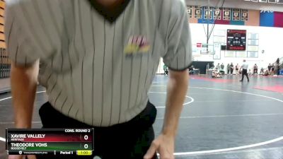 106 lbs Cons. Round 2 - Theodore Vohs, Roosevelt vs Xavire Vallely, Heritage