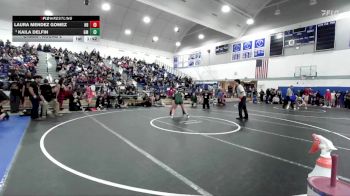 115 lbs Champ. Round 2 - Kaila Delfin, Garces Memorial vs Laura Mendez Gomez, Huntington Beach