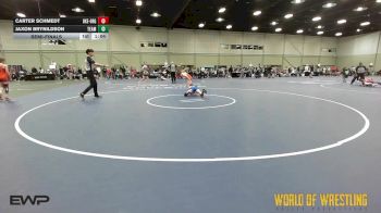 88 lbs Semifinal - Carter Schmedt, OK Elite 12U Orange vs Jaxon Brynildson, Team Danger 12U
