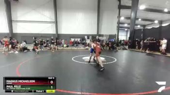 132 lbs Cons. Round 3 - Magnus Michaelson, NWWC vs Paul Feliz, All-Phase Wrestling Club