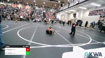 55 lbs 5th Place - Braxxtyn Walker, HURRICANE WRESTLING ACADEMY vs Brantlee Coffey, Wagoner Takedown Club