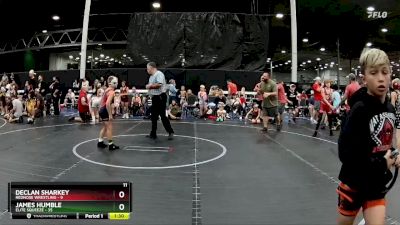 80 lbs Round 4 (8 Team) - James Humble, Elite Squeeze vs Declan Sharkey, RedNose Wrestling