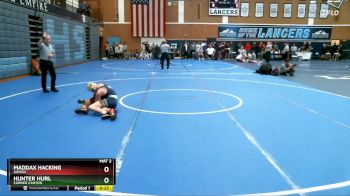 120 lbs Cons. Round 3 - Hunter Hurl, Corner Canyon vs Maddax Hacking, Uintah