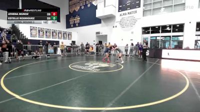 110 lbs Cons. Round 3 - Athena Munoz, Chaparral vs Estelle Rodriguez, Sonora