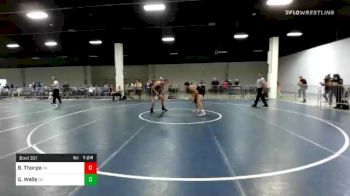 182 lbs Consolation - Brian Thorpe, CA vs Garrett Wells, OK