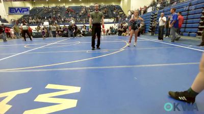 97-102 lbs Rr Rnd 5 - Sicilie Lomeli, Shelton Wrestling Academy vs Sophie Brown, Choctaw Ironman Youth Wrestling