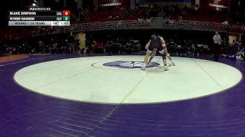 144 lbs Round 1 (16 Team) - Blake Simpson, Eaglecrest vs Ryker Hansen, Cheyenne East