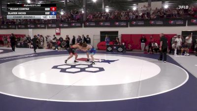 61 kg Champ. Round 2 - Elijah Cortez, Gilroy High School Wrestling vs Slater Hicks, Central Coast Regional Training Center
