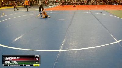 50 lbs Champ. Round 1 - Steel Mursu, NYM (New York Mills) vs Lawson Maley, Northfield