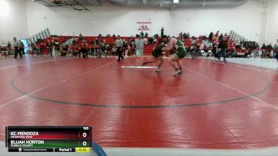 165 lbs 7th Place Match - Kc Mendoza, Mountain View vs Elijah Horton, Pueblo County