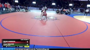 150 lbs Cons. Round 4 - Evan Welever, South Whidbey vs Quaid Harrison, Mt. Si