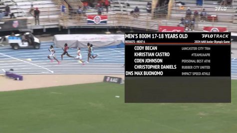 Youth Boys' 800m, Finals 7 - Age 17-18