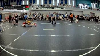 110 lbs Round 3 (6 Team) - Vincenzo Maltese, Florida Scorpions vs Liam Goodman, Caveman