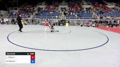 120 lbs Cons 64 #2 - Lacey Gilbert, KY vs Madeline Mench, AZ