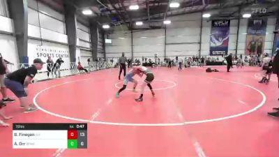 70 lbs Rr Rnd 1 - Brody Finegan, Sly Snipers BYW vs Aiden Orr, Forge Nesity/Tilton