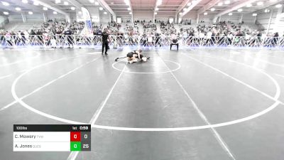 100 lbs Rr Rnd 1 - Carsen Mowery, TYW New Breed Jr High vs Anthony Jones, Quest School Of Wrestling MS