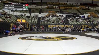 174 lbs Cons. Round 1 - Ryan Dolezal, South Dakota State vs Jake Stoffel, Missouri