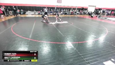 144 lbs Cons. Round 2 - Brett Campagna, Crystal Lake (CENTRAL) vs Robert Tota, Plainfield (NORTH)