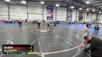 60 lbs Rd# 5- 3:45pm Friday Final Pool - Zeth Dykhouse, Team Michigan vs Jag Obrien, SELECT Utah