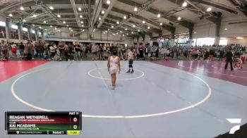 83 lbs Champ. Round 2 - Kai Mcadams, Amped Wrestling Club vs Reagan Wetherell, Cornerstone Warriors Wrestling Club