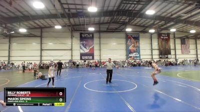 64 lbs Rd# 2 10:30am Friday - Billy Roberts, Michigan S.W.A.T vs Mason Simons, Maryland GOLD