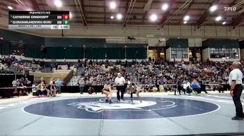 105 lbs 1st Place Match - Catherine Orndorff, Brunswick vs Qluwadamilare(Wura) Idowu, Randallstown
