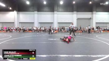 55/60 Semifinal - Charlotte Robbins, Bison Takedown vs Dixie Beasley, Blackman Wrestling Club