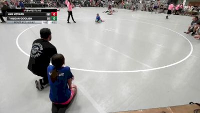 61-67 lbs Round 1 - Megan Goolish, Conant High School vs Ava Voyles, Bulls Wrestling Club
