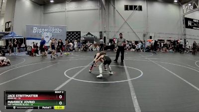 56 lbs Round 1 (4 Team) - Jace Strittmatter, Kings K6 vs Maverick Jovino, Mat Warriors Black