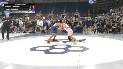 165 lbs Champ. Rd Of 128 - Owen Garriques, New Jersey vs Cole Aguirre, Missouri