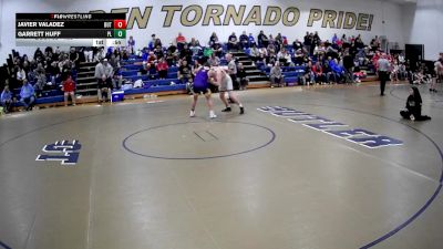 189 lbs Quarterfinal - Garrett Huff, Plum vs Javier Valadez, Butler