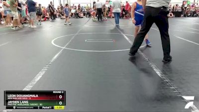 110 lbs Round 2 (8 Team) - Jayden Lang, Prestige Worldwide Throws vs Leon Douangmala, New England Gold