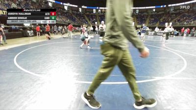 145 lbs Quarterfinal - Jordyn Hallinan, Altoona vs Amber Dingle, Cambridge Springs