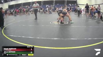 125 lbs 1st Place Match - Isaac Sheehan, K-Vegas Elite vs Kyle Simpson, C2X