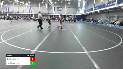 133 lbs Quarterfinal - Ethan Berginc, Army-West Point vs Mason Gibson, Rutgers - UnAttached