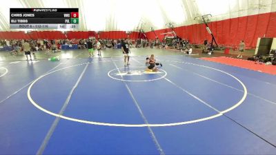 112-116 lbs Round 1 - Chris Jones, Wheaton Warrenville South vs Eli Tibbs, Pulaski