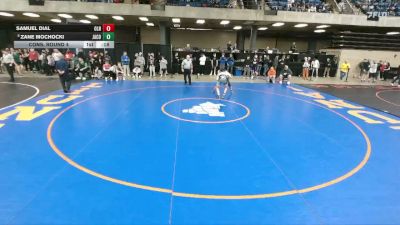 144 lbs Cons. Round 4 - Zane Mochocki, Woodstock (Marian Central Catholic) vs Samuel Dial, Olney