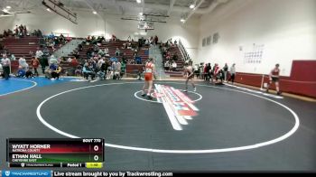 126 lbs Cons. Semi - Ethan Hall, Cheyenne East vs Wyatt Horner, Natrona County