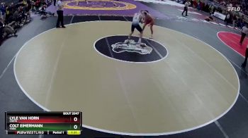 Champ. Round 1 - Lyle Van Horn, Crete vs Colt Eimermann, York