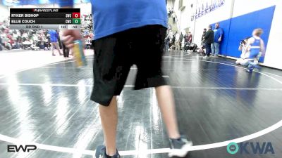 83 lbs Rr Rnd 1 - Ryker Bishop, Salina Wrestling Club vs Ellie Couch, Claremore Wrestling Club