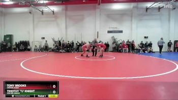 285 lbs Champ. Round 2 - Tony Brooks, Crown Point vs Timothy `tj` Knight, Center Grove