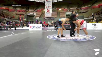 All Cadet Boys Freestyle Upper - 215 lbs Cons. Round 3 - Mateo Jimenez, Sugar Kids Wrestling Club vs Reed Christian, Valhalla High School Wrestling