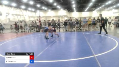 62 lbs Consolation - Isaac Perez, Savage House WC vs Rhett Olson, Turlock Wrestling